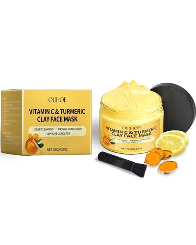 Masque Facial Exfoliant Ă la Vitamine C & Curcuma