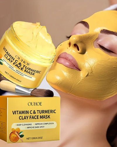 Masque Facial Exfoliant à la Vitamine C & Curcuma